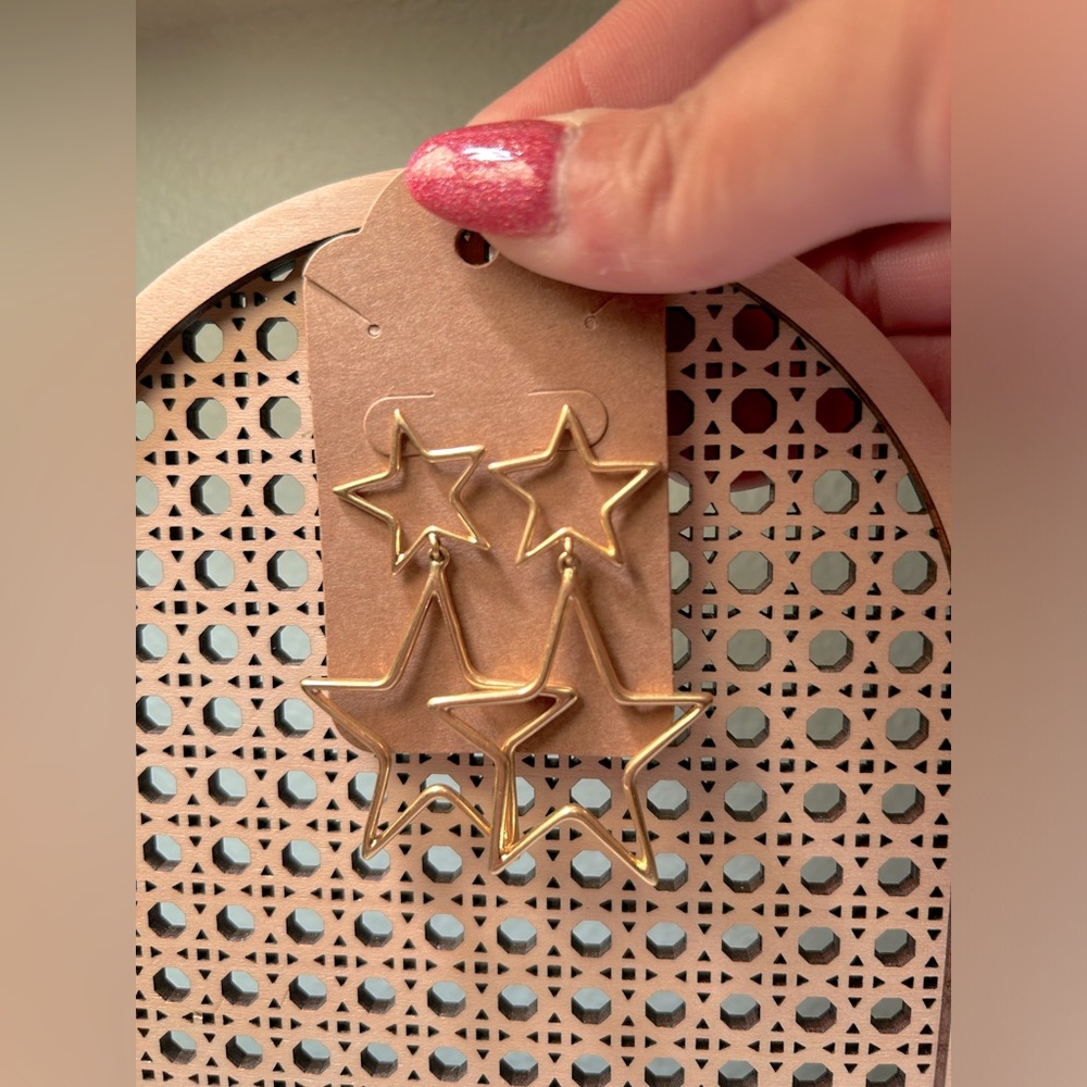 Gold Star Earrings